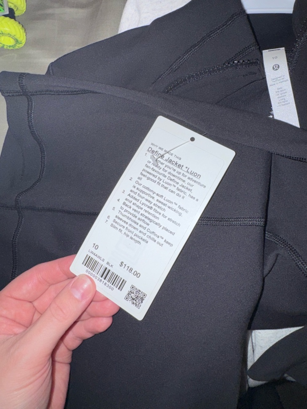 Lululemon Define Jacket Black - Picture 4 of 5